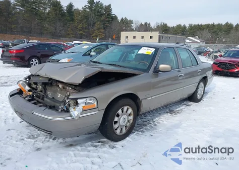 2003 Mercury Grand Marquis Ls from USA, damaged, VIN 2MEFM75W33X679058
